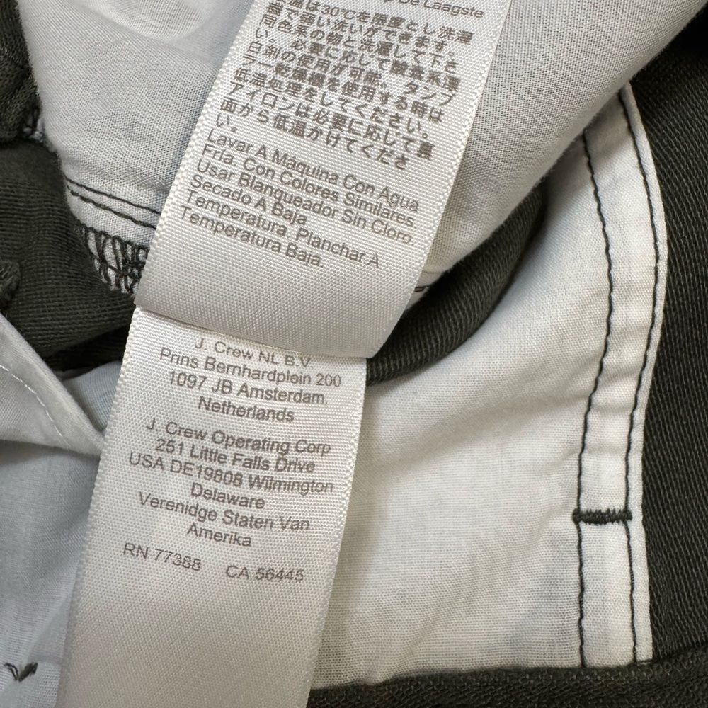 J.Crew Women’s Pants Style BT131 FA23 | Size P6 | 100% Cotton | Army Green | NWT - Picture 14 of 16